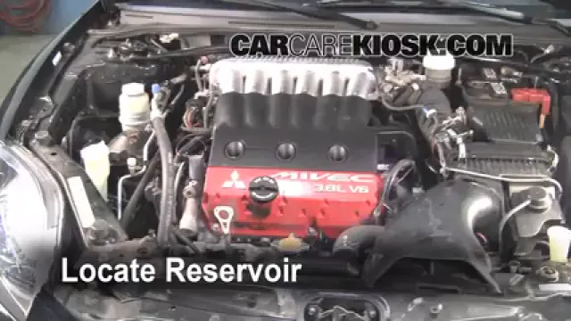 2006 Mitsubishi Eclipse GT 3.8L V6 Líquido limpiaparabrisas Agregar líquido